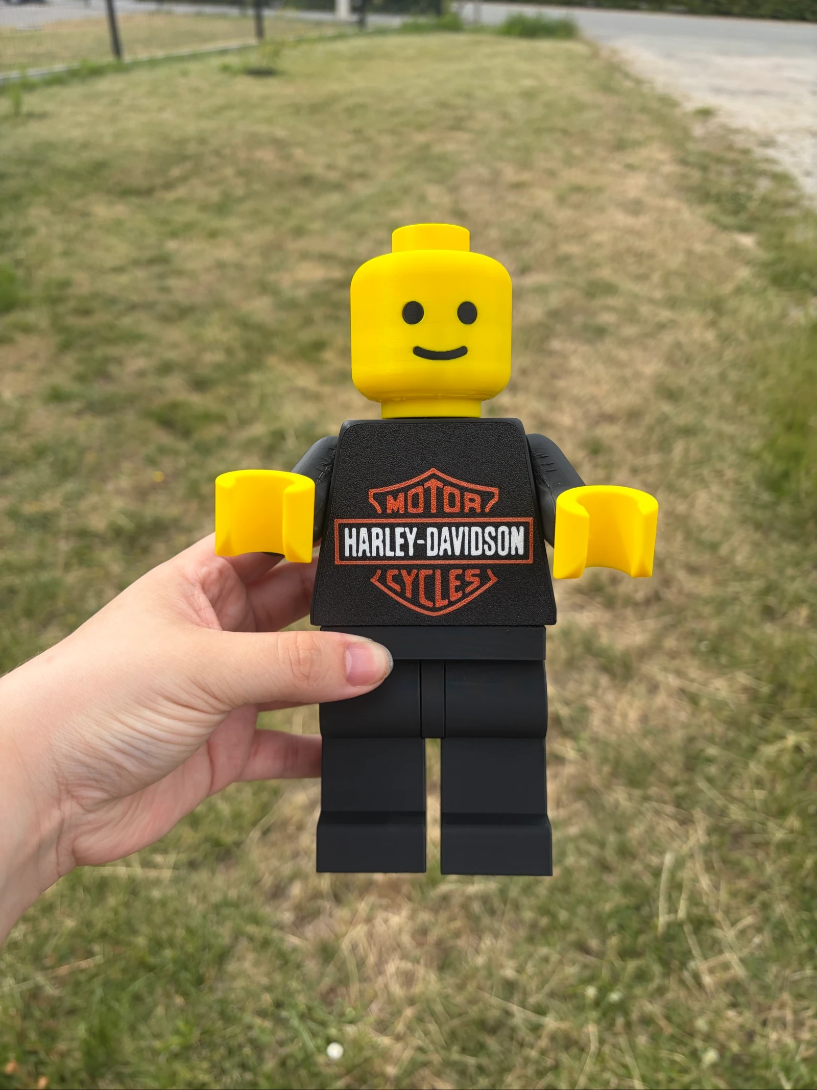 Figurine imprimée en 3D 20 cm – Logo Harley-Davidson – Neuve